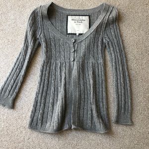 ⬜️ Abercrombie & Finch Gray Long Sleeve Sweater ⬜️